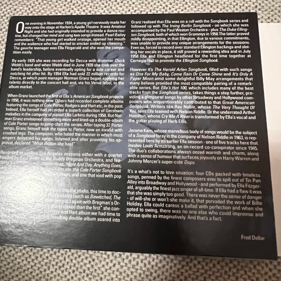 ELLA FITZGERALD 100 JAZZ GREATS- 100 ORIGINAL RECORDINGS ON 4 CDS - Picture 6 of 6